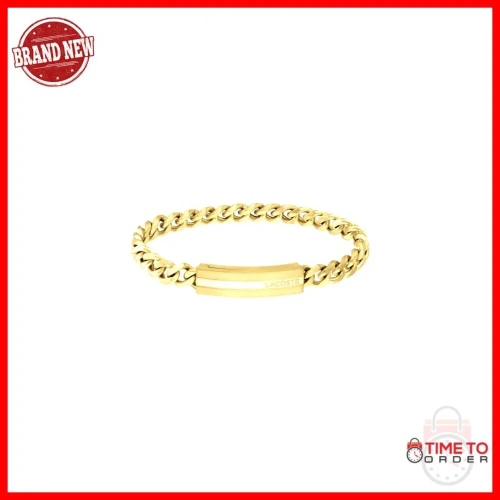 Stainless Steel Chain Bracelet with Magnetic Closure - Men's Jewelry